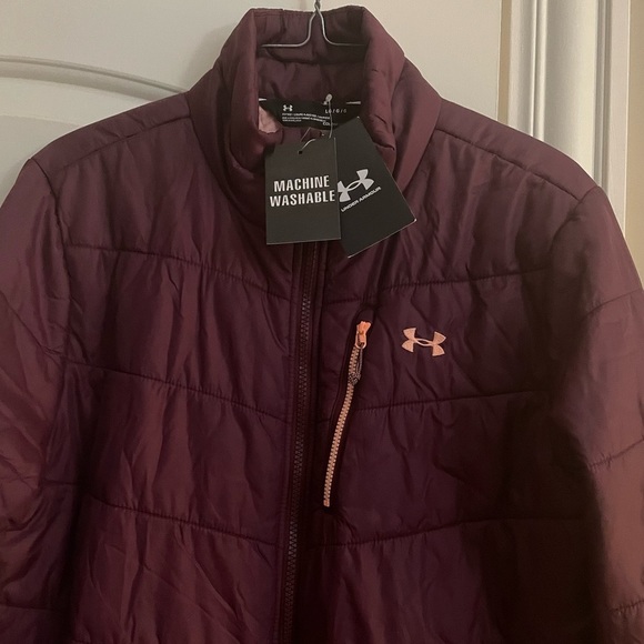 Brand new “Under Armour “coat for women.Size-L,color purple (burgundy). - Picture 5 of 11